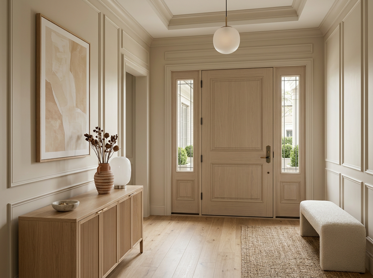 Hol wejściowy w apartamencie w Londynie